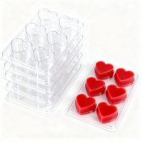 Θήκη για Wax Melts 6πλη Καρδιές 10 τμχ